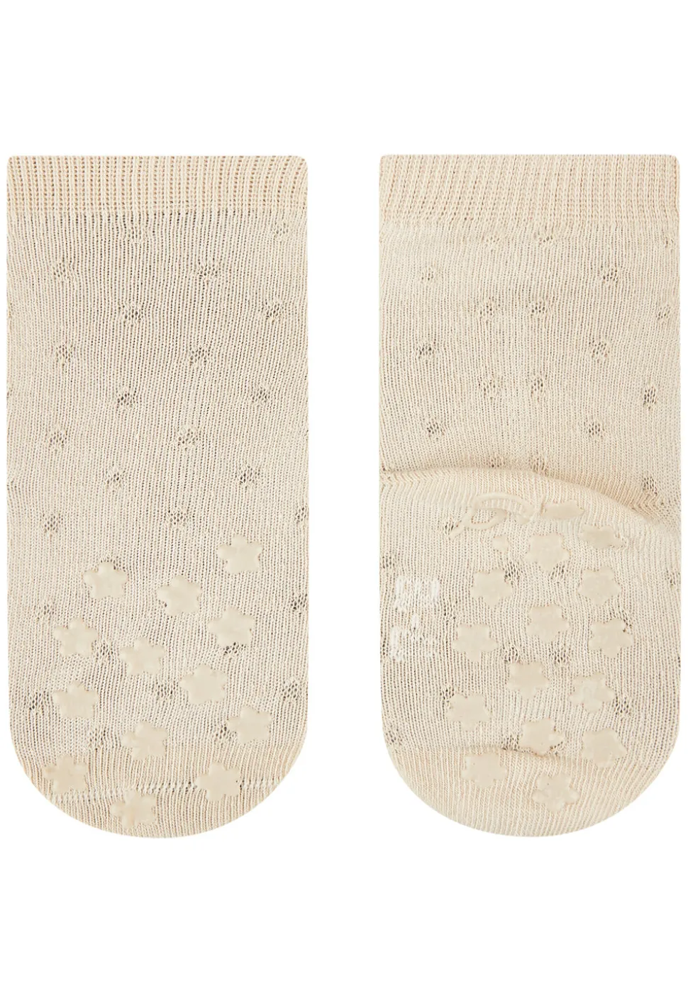ABS Krabbelsocken 2er Pack Blumen Struktur