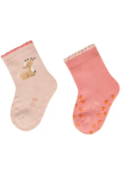 ABS Krabbelsocken 2er Pack Reh Uni