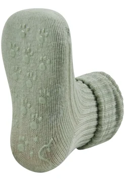 ABS Krabbelsocken 2er Pack Rippe 2-farbig