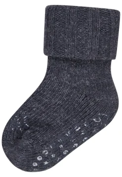 ABS-Krabbelsocken Wolle uni