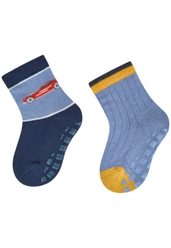 ABS Socken 2er Pack Auto und Rippe