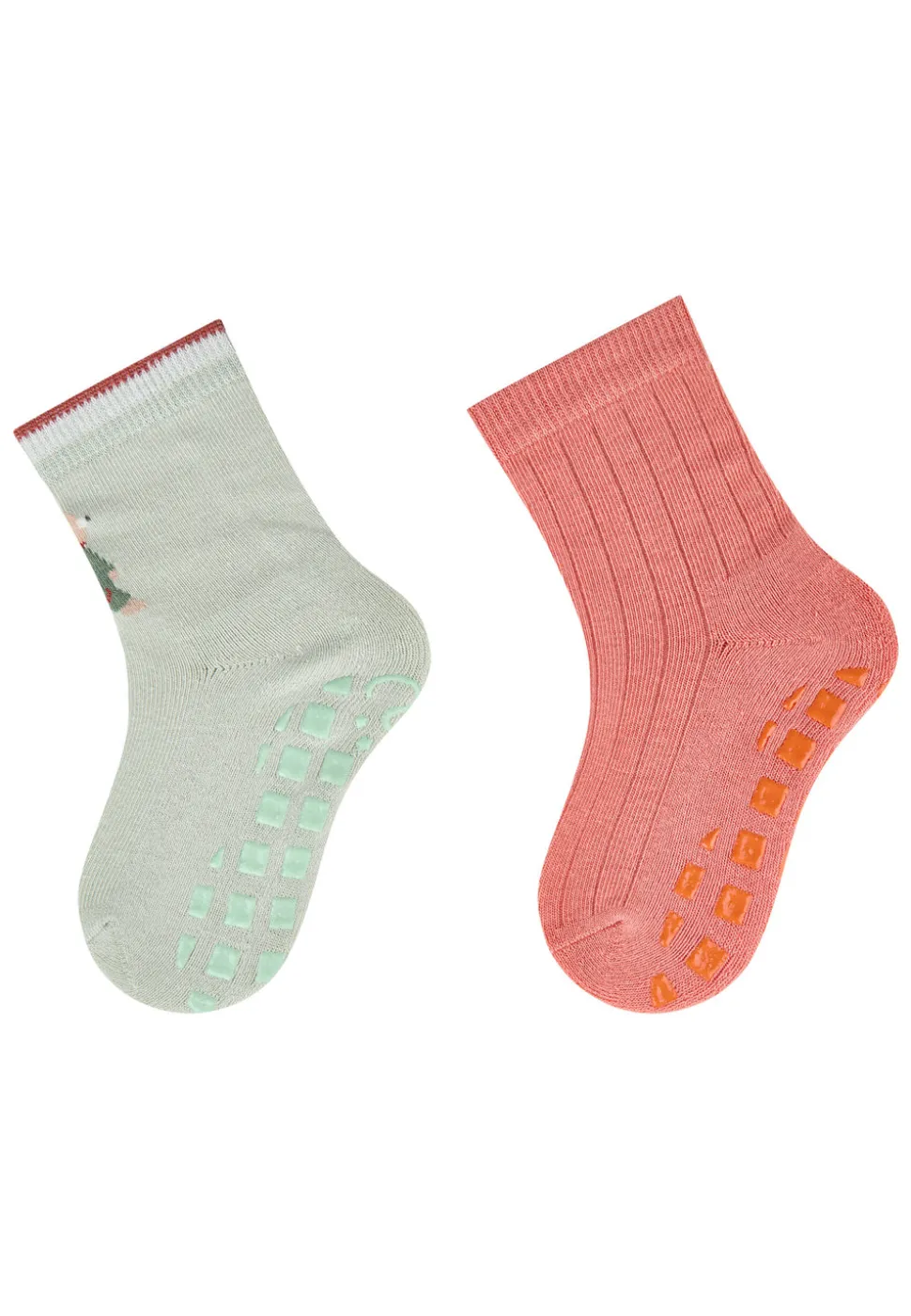 ABS Socken 2er Pack Bär und Rippe