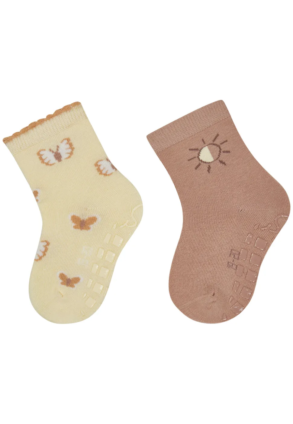 ABS Socken 2er Pack Schmetterling Sonne