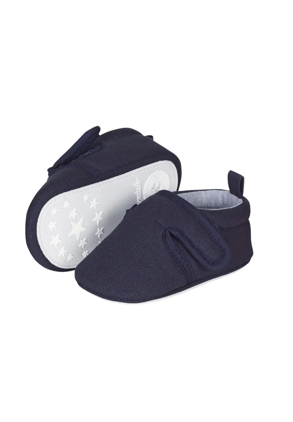 Baby Krabbelschuhe aus Baumwoll Canvas