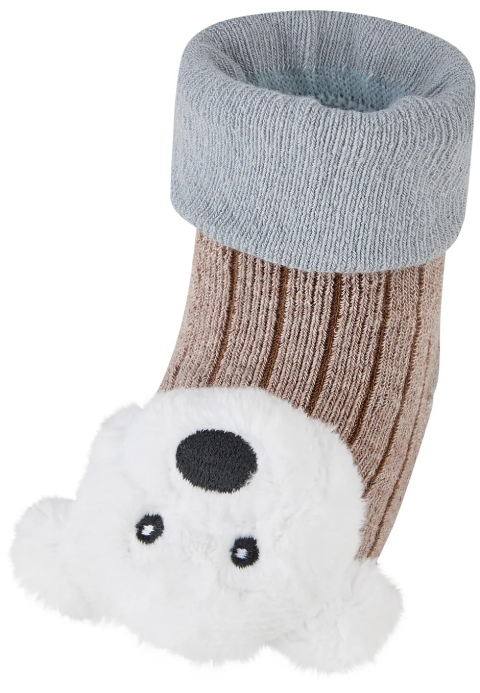 Baby Rasselsocken Eisbär