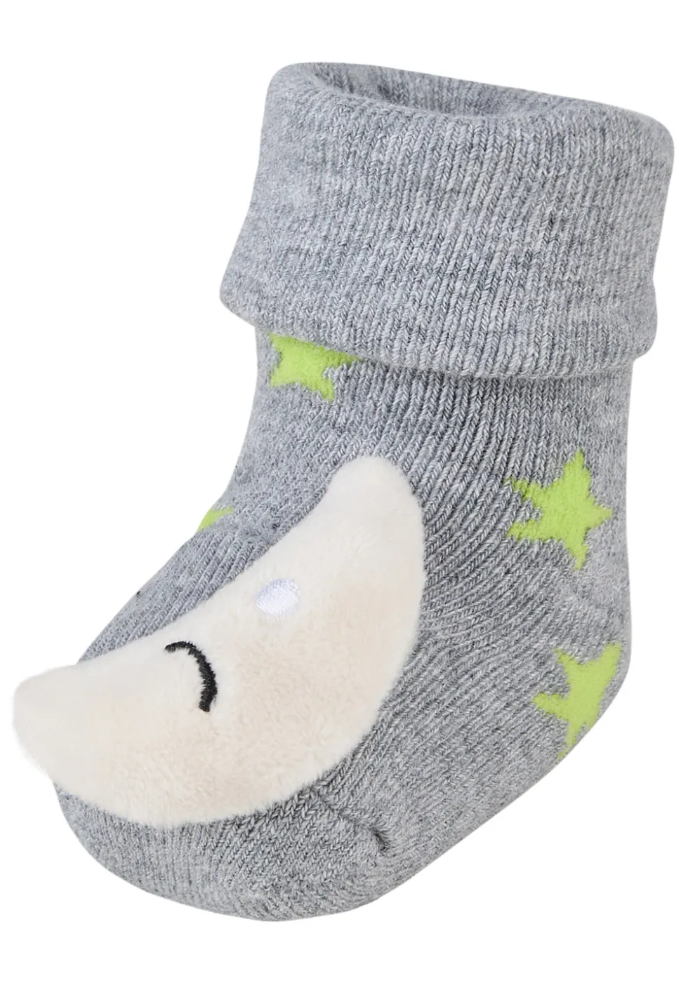 Baby Rasselsocken Mond