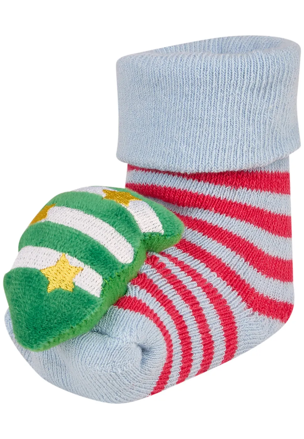 Baby Rasselsocken Tannenbaum