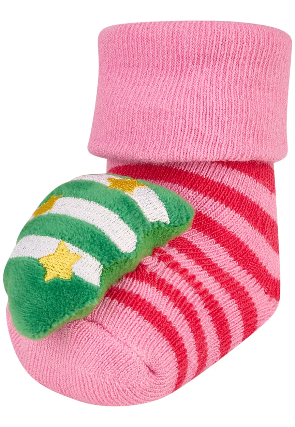 Baby Rasselsocken Tannenbaum