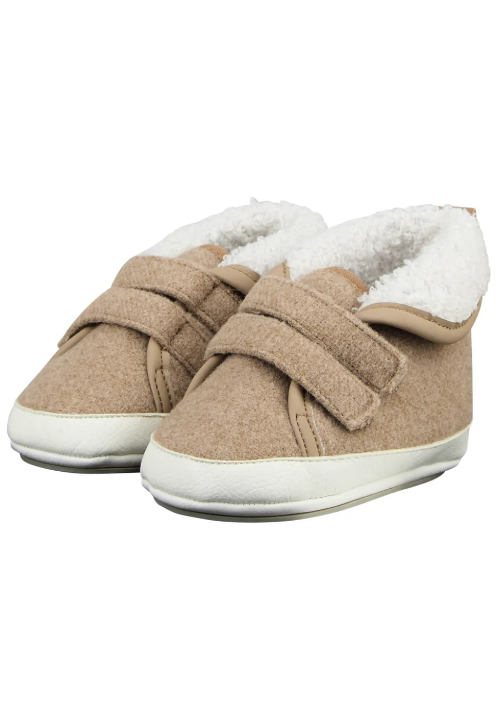 Baby-Schuhe aus Fleece & Kunstleder