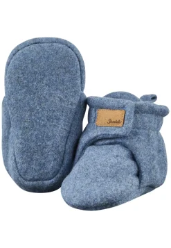 Baby Schuhe Bio Baumwollfleece mit Klettverschluss