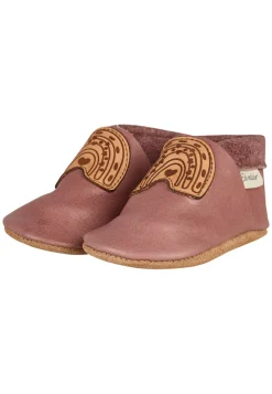 Baby Schuhe Regenbogen aus Leder mit Motiv