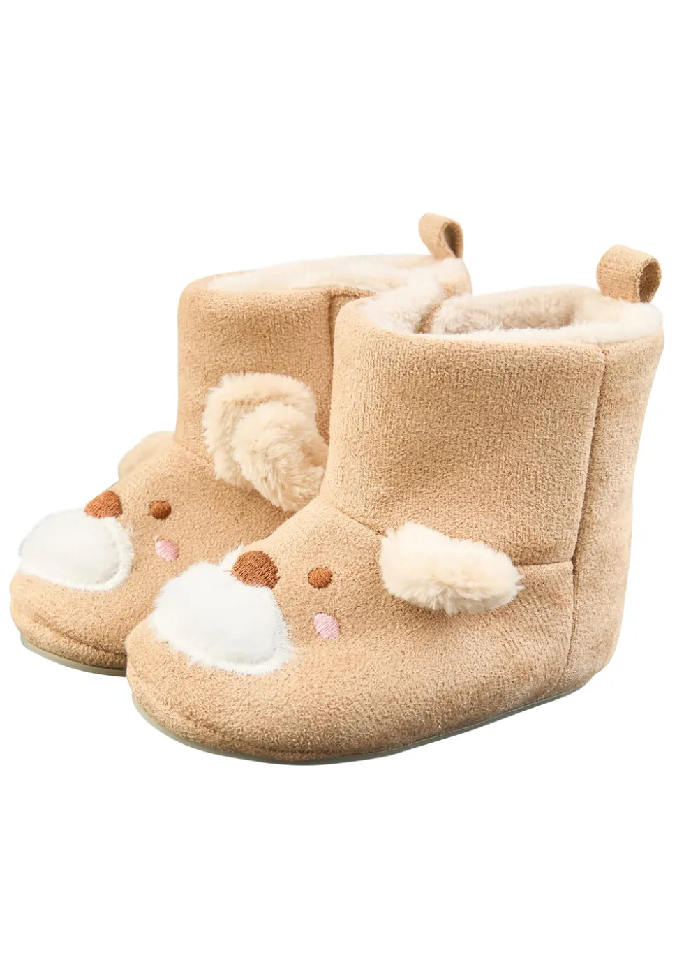 Baby Schuhe Teddy Gesicht mit Sternensohle