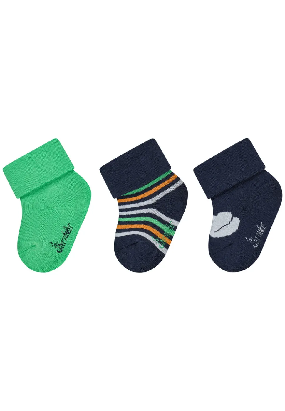Baby Socken 3er Pack Elefant und Ringel