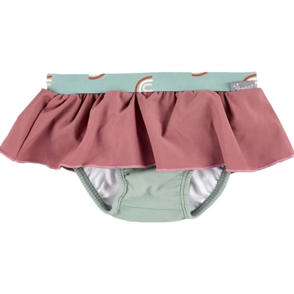 Badehose Regenbogen Volant & Windelfutter UV 50+