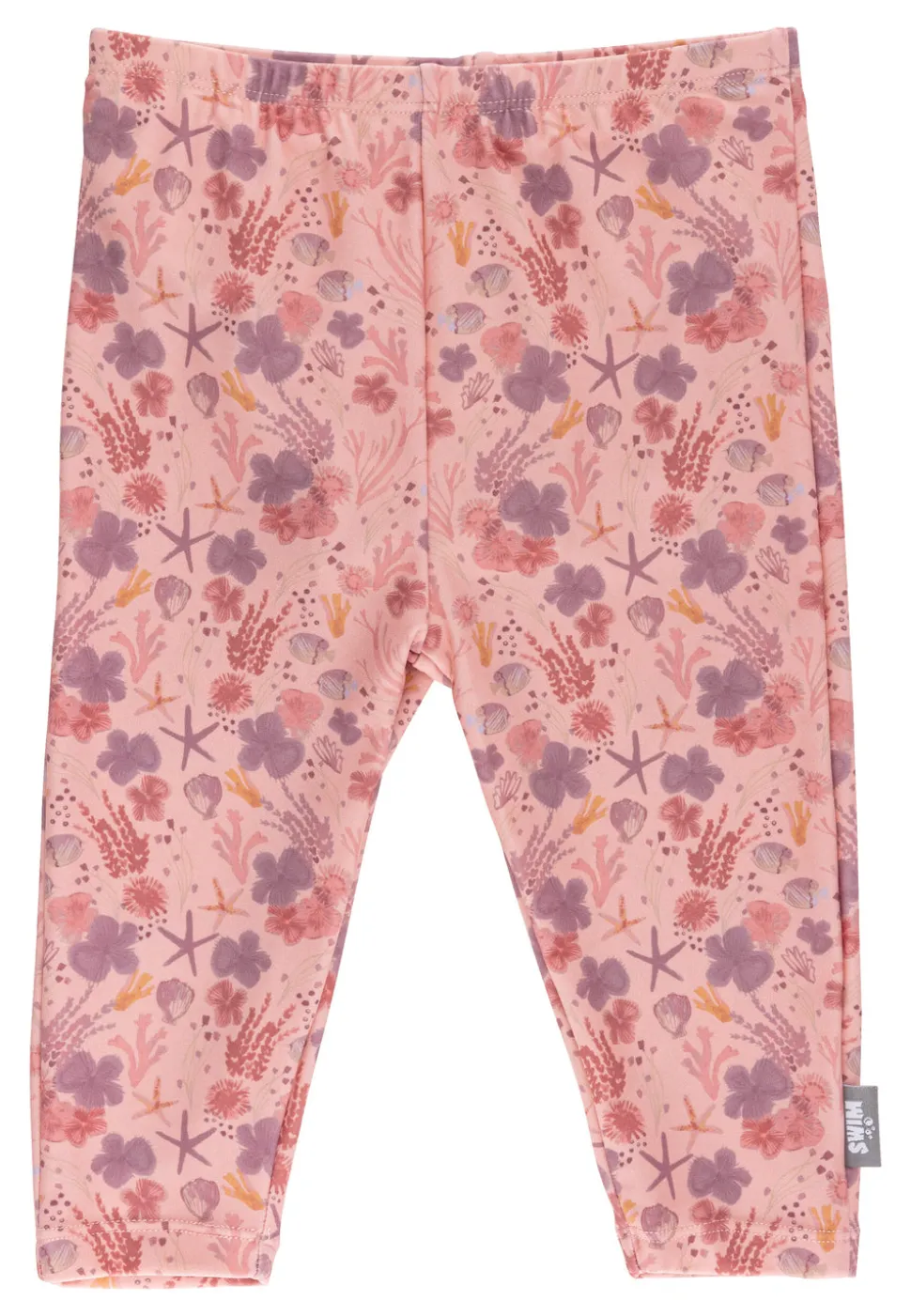Bade-Leggings Koralle mit Windeleinsatz & UV 50+