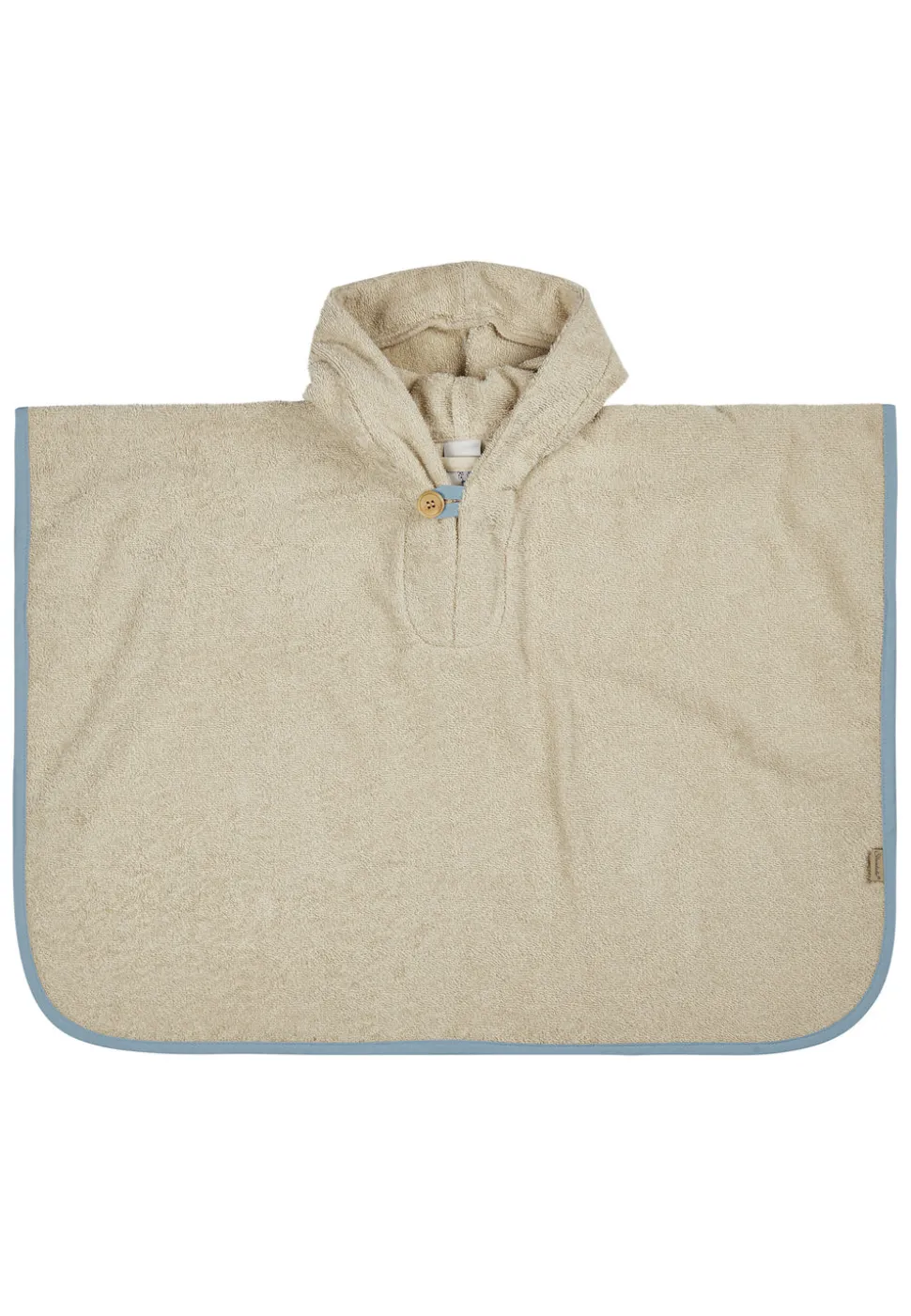 Badeponcho mit Motiv Dino Rexi in beige