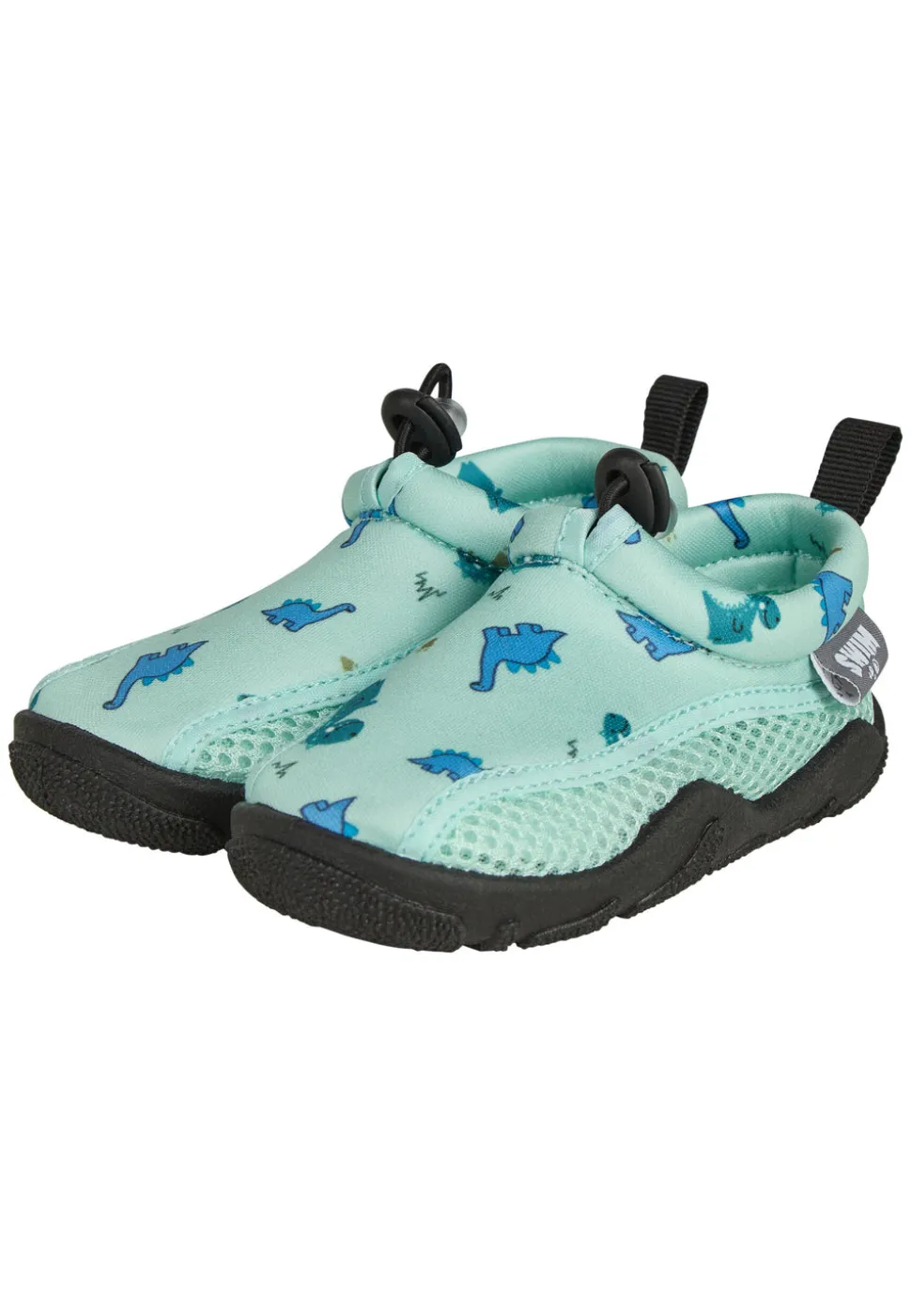 Badeschuhe Dino mit Kordelstopper