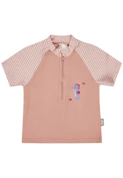 Badeshirt kurzarm Seepferdchen