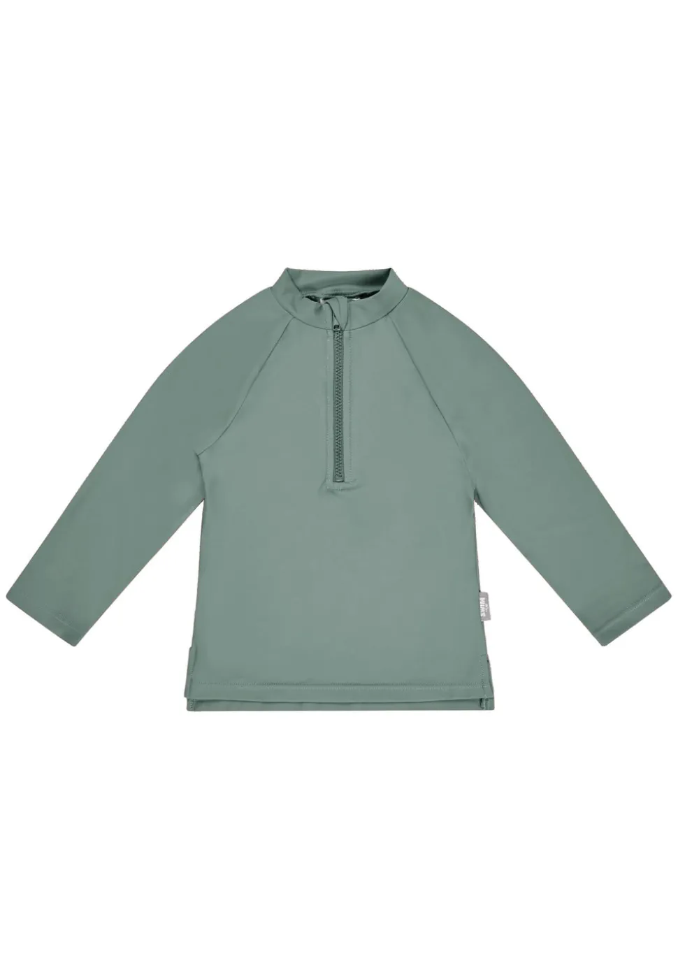 Badeshirt langarm uni mit Reißverschluss UV 50+