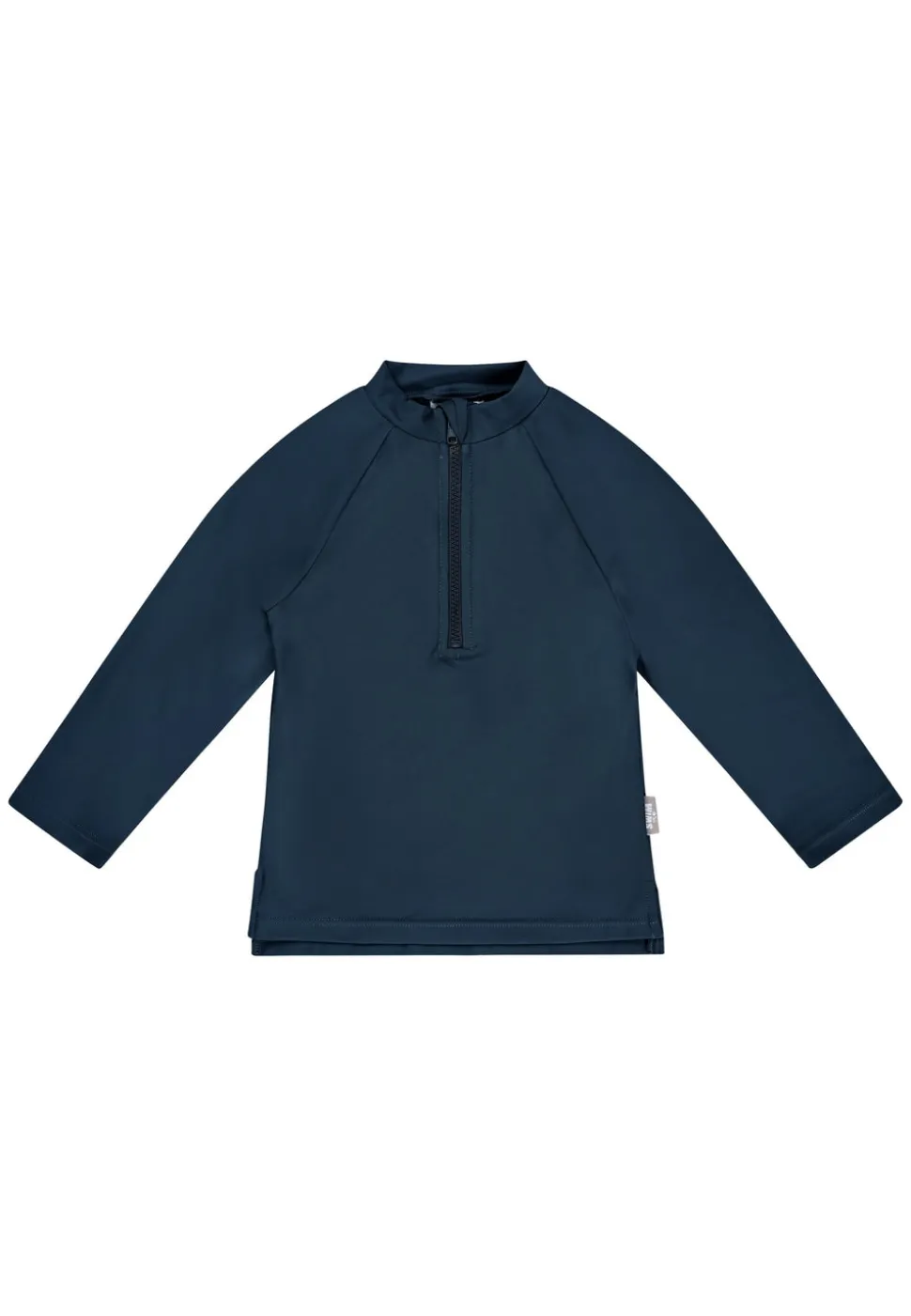 Badeshirt langarm uni mit Reißverschluss UV 50+