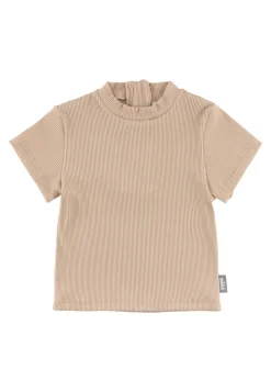 Badeshirt Rippe kurzarm UV 50+ mit Reißverschluss