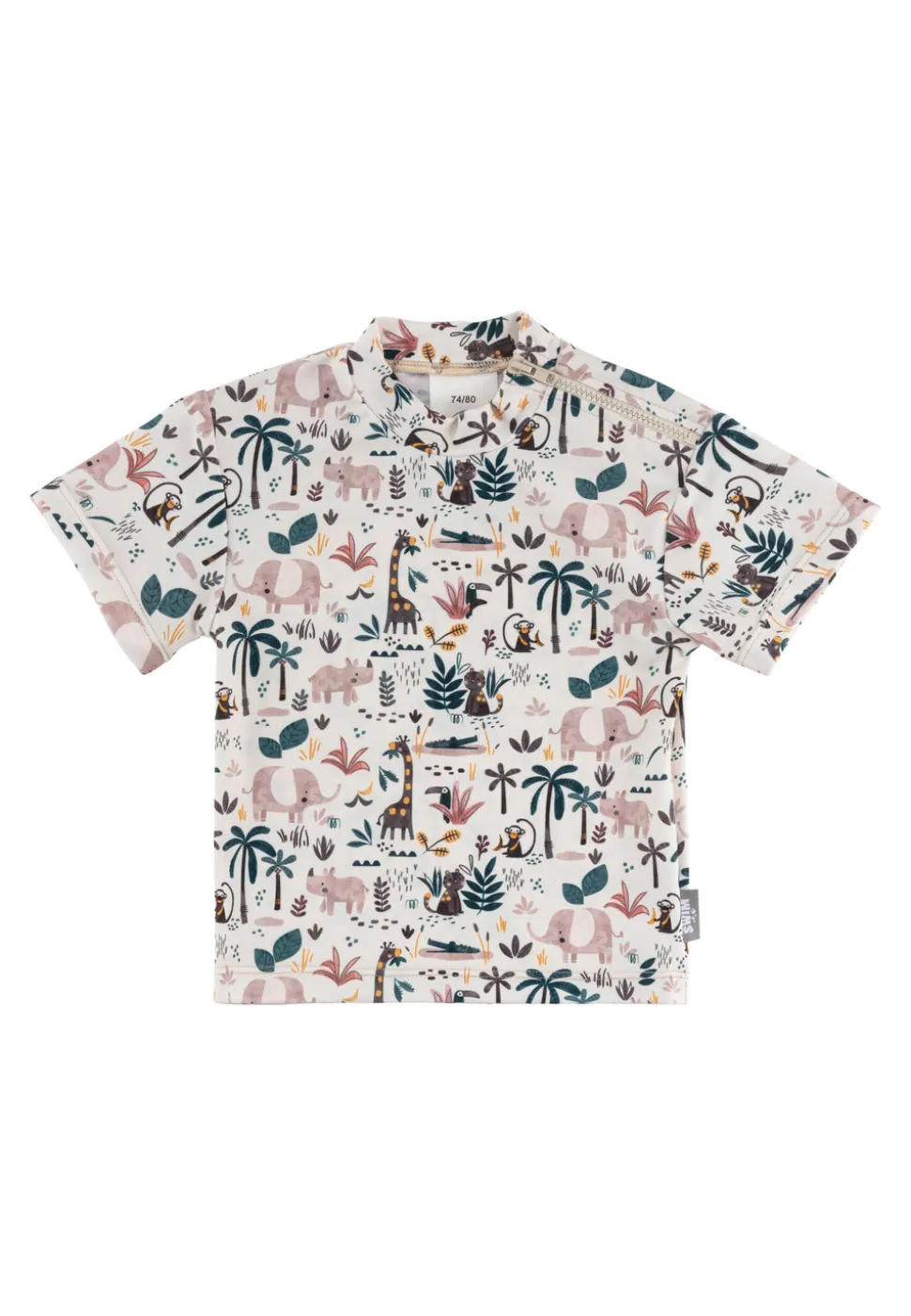 Badeshirt Safari kurzarm UV-Schutz 50+