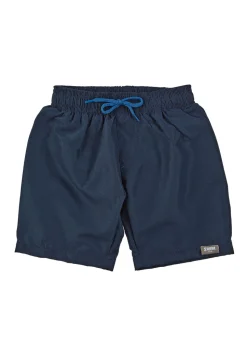 Badeshorts uni mit Kordel & Windeleinsatz UV 50+