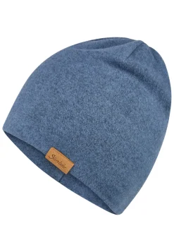 Beanie aus Jersey in Melange-Optik