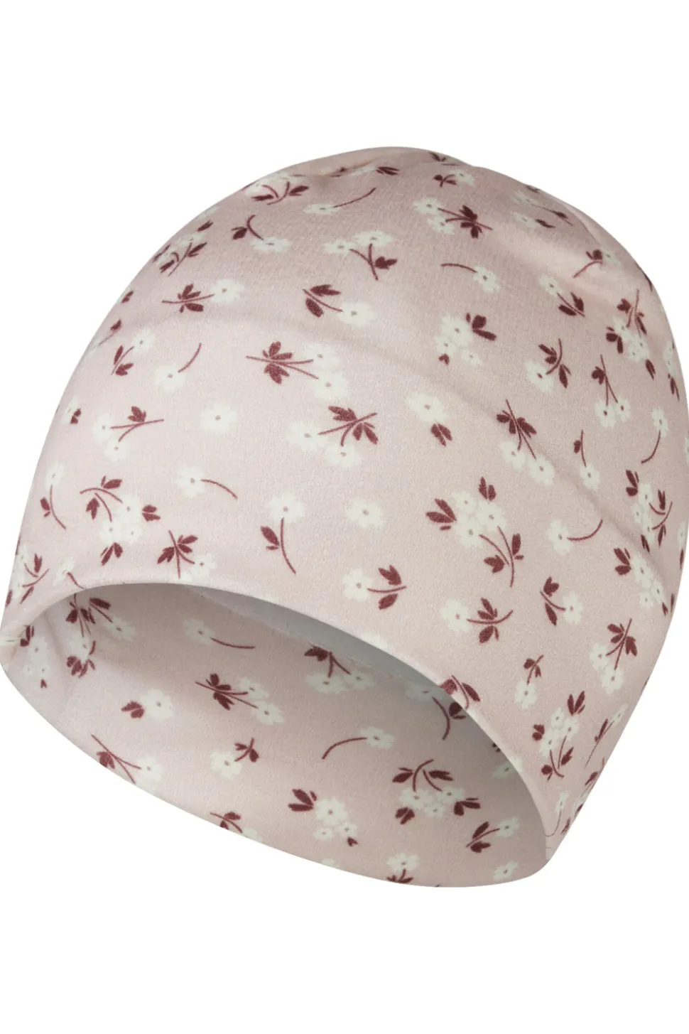Beanie Blümchen mit zwei Tragevarianten