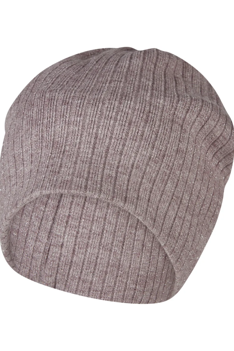 Beanie Glitzer gerippt