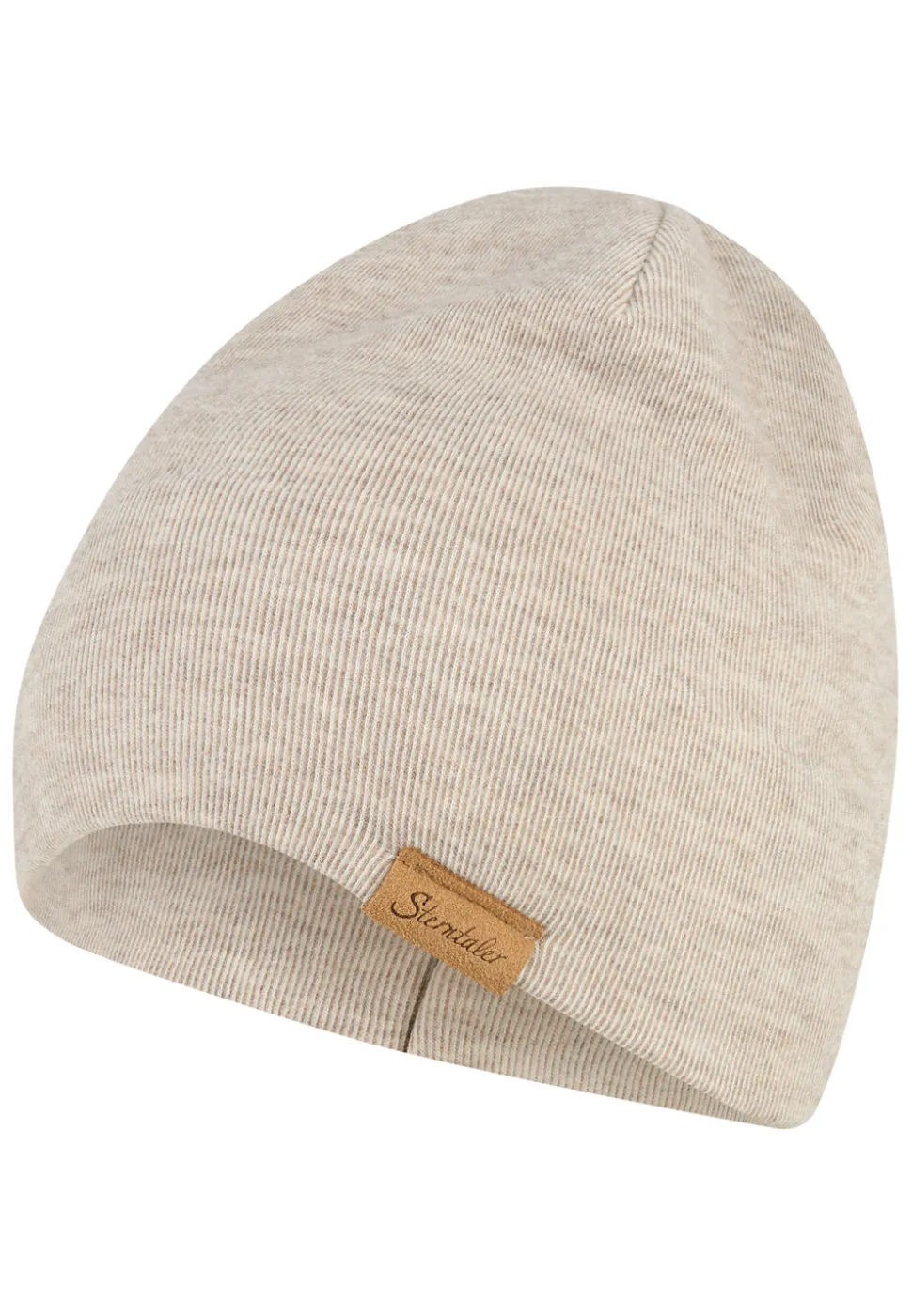 Beanie Melange mit angerauter Rückseite