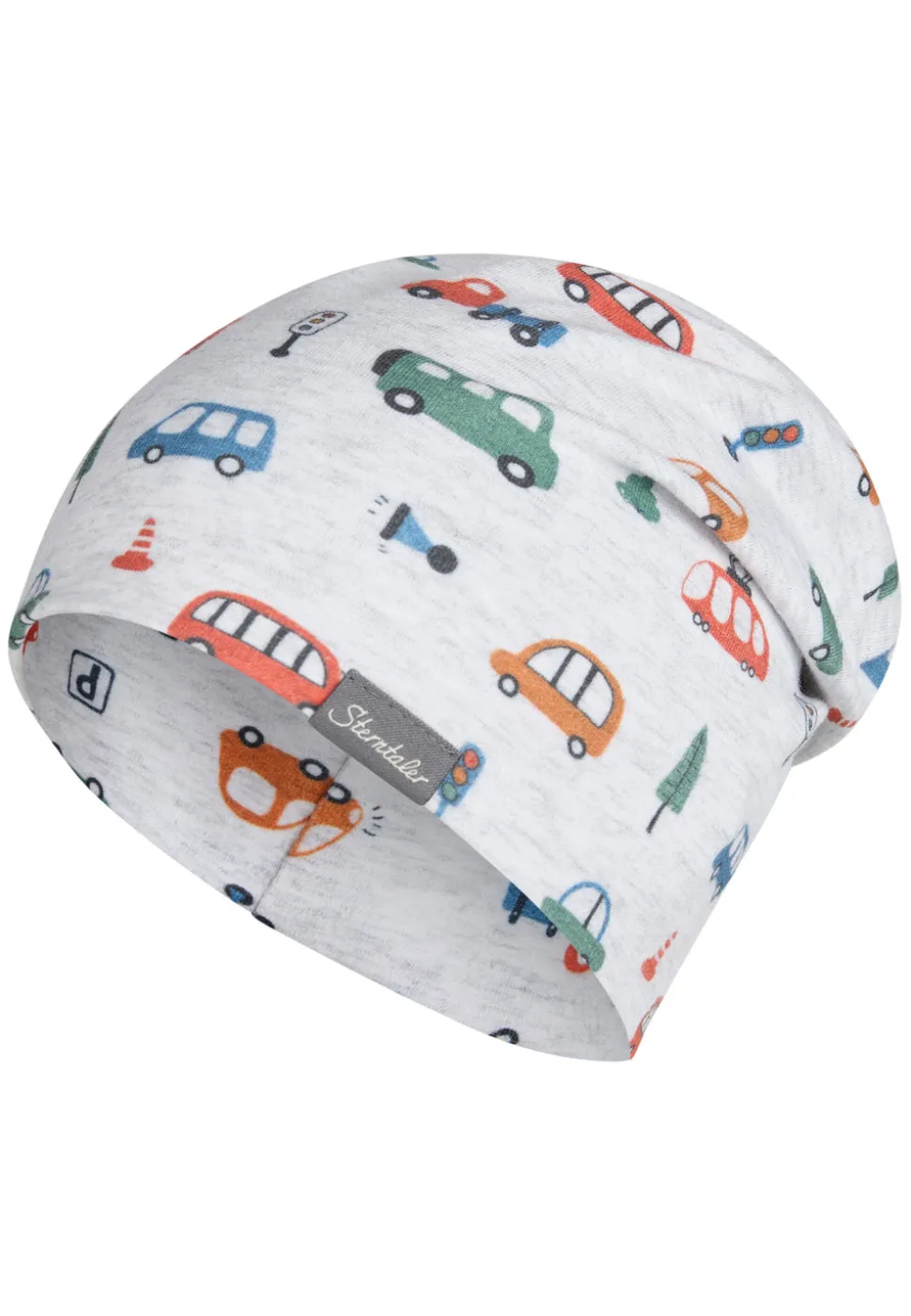 Beanie mit Fahrzeugen zwei Tragevarianten