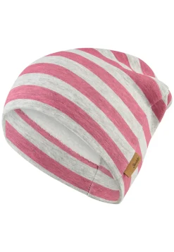 Beanie Streifen aus Sweat mit Fleece-Innenseite