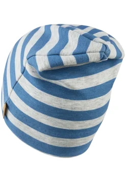 Beanie Streifen aus Sweat mit Fleece-Innenseite