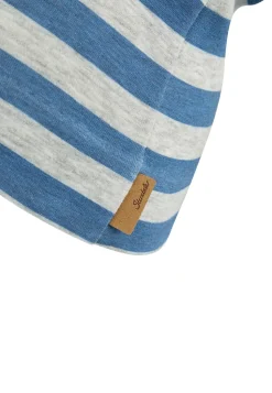 Beanie Streifen aus Sweat mit Fleece-Innenseite