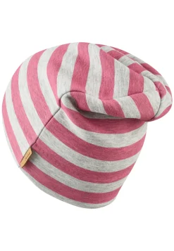 Beanie Streifen aus Sweat mit Fleece-Innenseite