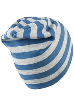 Beanie Streifen aus Sweat mit Fleece-Innenseite