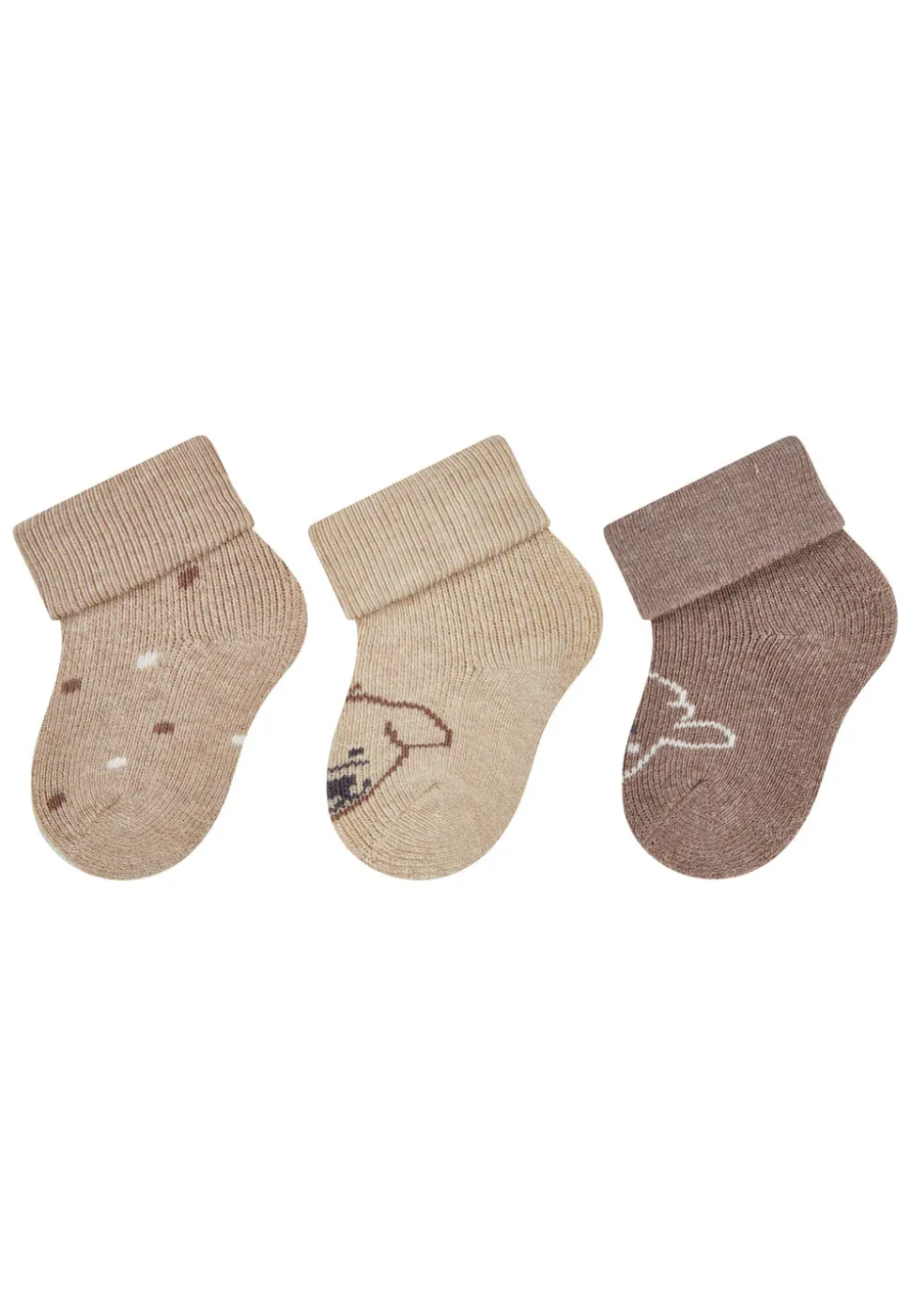 Erstlingssocken 3er-Pack Bauernhof