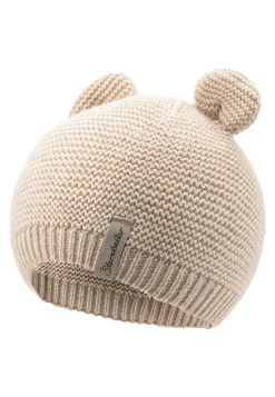 GOTS Strickmütze mit Ohren