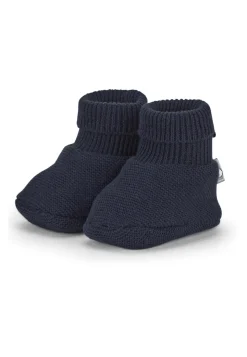 GOTS Strick-Schuh in Grün, Marine, Rosa oder Grau