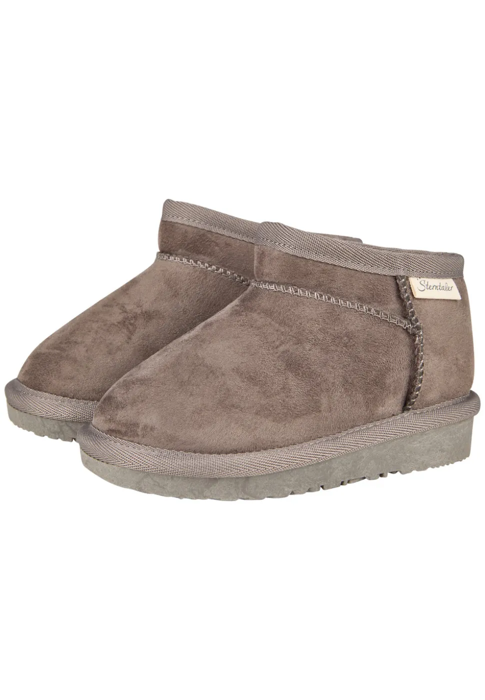 Halbschuh aus Velour mit Teddyfutter