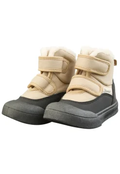 Halbschuh mit Teddyfutter und Klettverschluss