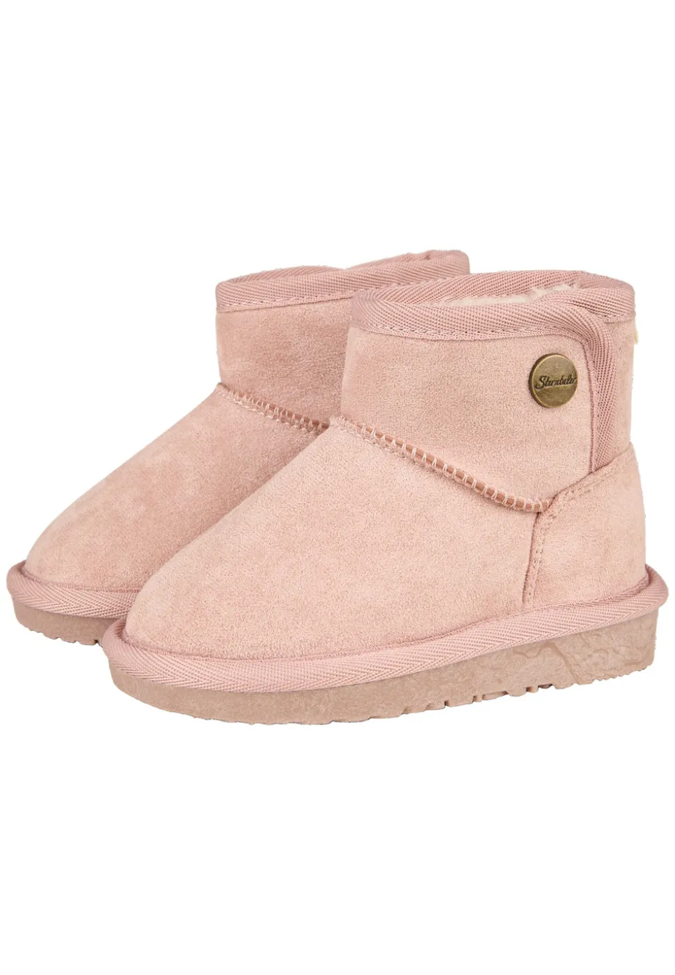 Halbschuh Velour mit Teddyfutter