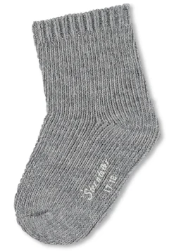 Kindersocken mit Wollanteil, uni