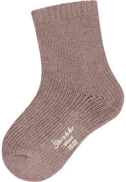 Kindersocken mit Wollanteil, uni