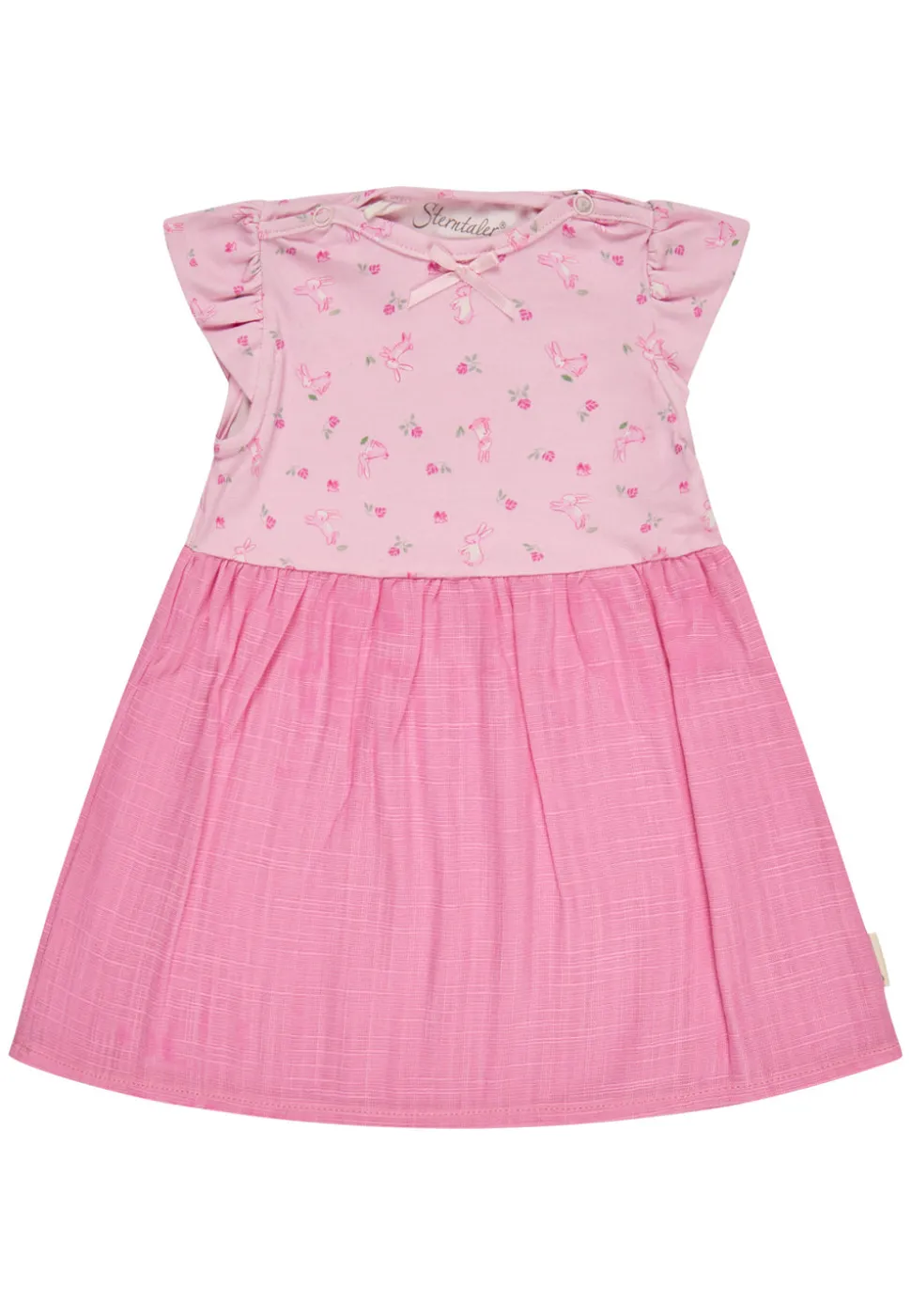 Kleid Hase mit Leinenoptik-Rock