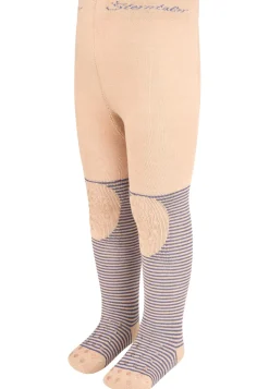Krabbelstrumpfhose mit Po-Motiv Krokodil
