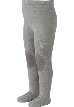 Krabbelstrumpfhose uni mit ABS-Noppen & Innenfrottee