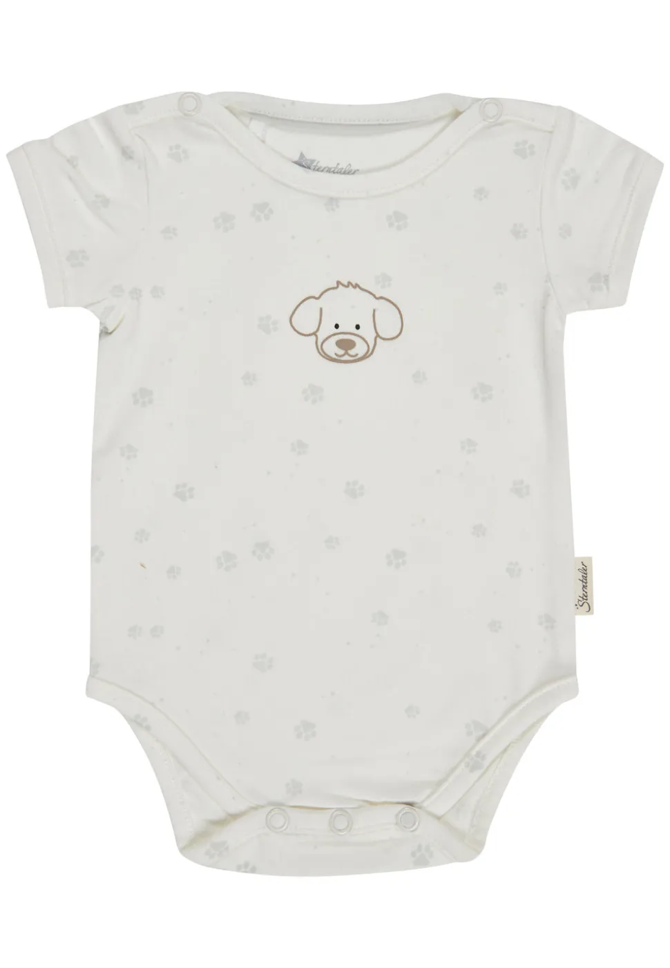 Kurzarm-Body Lucky mit Pfotenprint