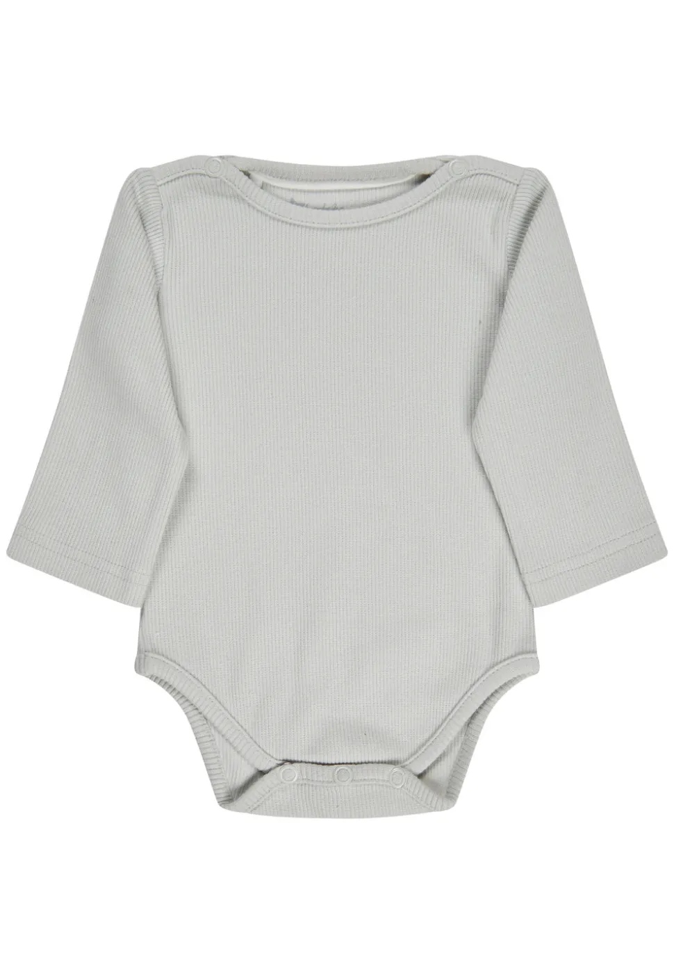 Langarm-Body aus Rippjersey uni